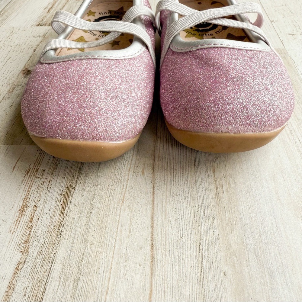 Livie & Luca Aurora 6M Pink Sparkle Glitter Ballet Flat Toddler Girls Size 6 - Picture 3 of 10